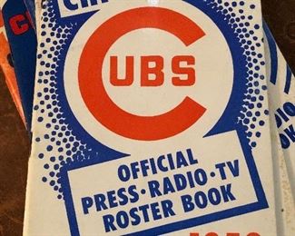 Cubs 1958 Roster Book