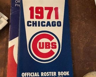 1971 Cubs Roster Book