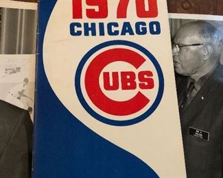 1970 Chicago Cubs Roster Book