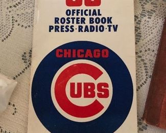 1968 Cubs Roster Book