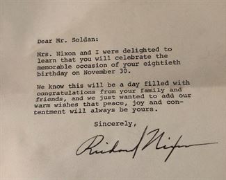 Signed Richard Nixon