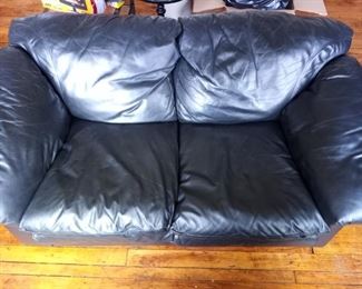 Leather Sealy Loveseat