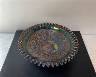 Fenton Northwood Black Amethyst Bowl