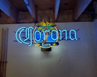 working corona sign