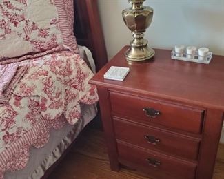 Stiffel Lamp and Thomasville Nightstand