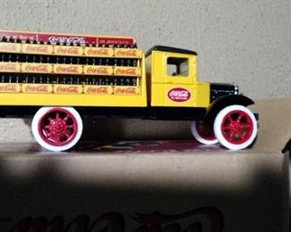 Coca Cola Hawkeye Beverage Truck Bank   New in Box