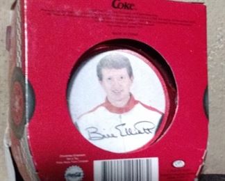 Bak side of Ornament with Bill Elliot Hologram