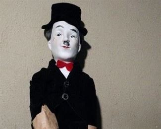 Charlie chaplain doll, 20 inches tall