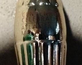 Gold Colored  Centennial Coke Bottle