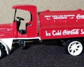 Vintage Die Cast Ice Cold Coca-Cola Truck who sold back in the day cokes right off the Coca-Cola Delivery Truck.
