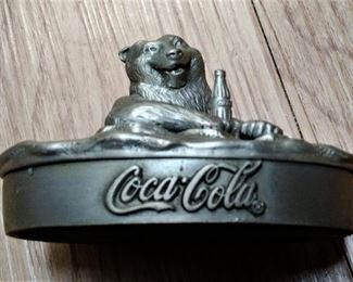 Pewter Polar Bear Trinket Box