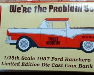 1997 Ford Ranchero Die Cast Bank, new in box 