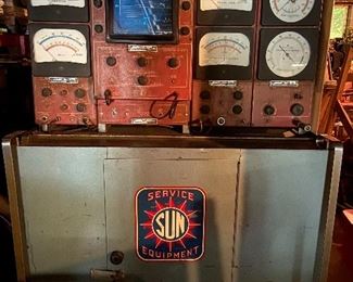 Vintage Service Sun 1020 Equipment Electronic Diagnostic Engine Tester