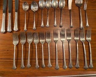 24 pieces Chippendale Towle Sterling Flatware