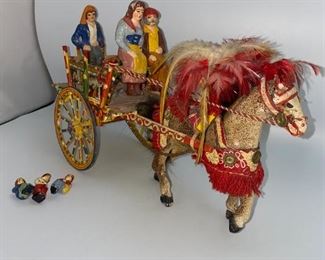 Feastive Horse and Carriage
