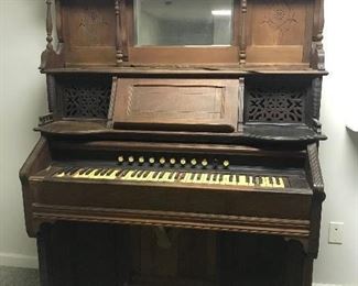 Very old ornate organ, needs some TLC and you!