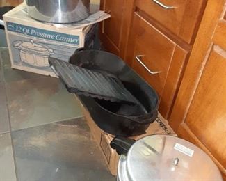 Pressure cookers, canner