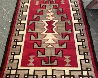 Vintage Hand Woven Navajo Rug