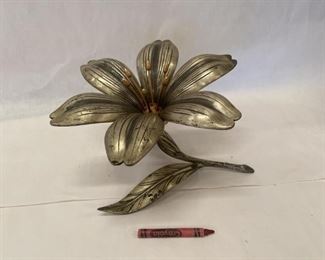 Vintage Agudo Lotus Flower Ashtray