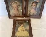 3 Vintage Framed Prints 