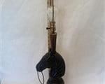 Vintage Horse Hitching Post Lamp