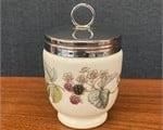 Vintage Royal Worcester Egg Coddler Berries