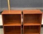 Mid Century Danish Horsens Hjornebo 2 Shelf Units