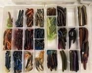 plastic lures craws grubs worms