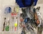 all types plastic lures and container hooks weights