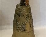 large middle east brass bell