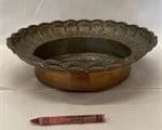 HEAVY ANTIQUE COPPER BOWL
