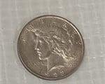 1923 PEACE SILVER DOLLAR PHILADELPHIA COIN MINT
