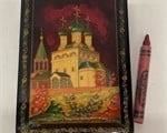 VINTAGE USSR HAND PAINTED BOX
