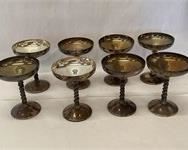 8 VALERO TWISTED VINES CHAMPAGNE STEMS MADE SPAIN
