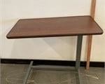 ADJUSTABLE BEDSIDE SERVING TRAY ON WHEELS
