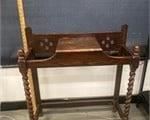 ANTIQUE ENGLISH BARLEY TWIST UMBRELLA STAND
