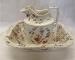 ANTIQUE WEDGWOOD WASH BASIN & PITCHER
