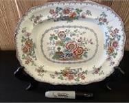 ANTIQUE ASHWORTH BROS 1800'S SMALL PLATTER 11"
