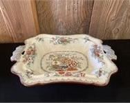 ANTIQUE ASHWORTH BROS 1800'S SERVING BOWL 12"
