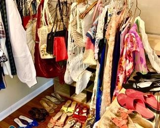 Vintage/Modern shoes, purses, scarves