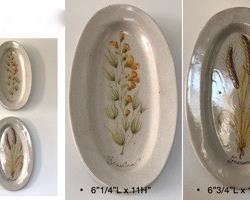REDUCED!  $12.00 Each NOW, WAS $16.00 Each ..................Oval Plates from Italy