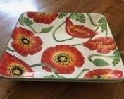 CLEARANCE !  $6.00 NOW, WAS $16.00....................Hand-Painted Bowl from China, Purchased in Rochester, MN
14”L x 14”W x 2”H 