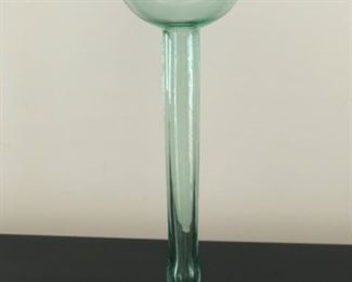 CLEARANCE !  $20.00 NOW, WAS $60.00.....................Venetian Murano Glass Vase Vase is 3”3/4”L x  10’3/4”H; the opening at the top has a diameter of 1’3/4” signed  Moretti.