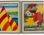 $60.00................Set of The Four Seasons of Connecticut Framed Posters by
Don Need, 1985
Purchased by Grazia and Piero for their new house in Guilford, CT
23”3/4”L x 32”H
409/750
