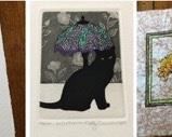 HALF OFF!  $10.00 EACH NOW, WAS $20.00 Each...........................Unframed Small Paintings: Street in Seville Seville, Spain, 1994 (CAT SOLD)
2.5”L x 5”H”
4”L x 10”H including mat, Wisteria  USA 1988
3”L x 4”H”
6”1/4”L x 6”1/4H” including mat, MargheriteTreviso, Italy, 1982
6”1/4”L x 6’1/4”H
