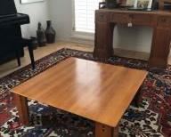 $50.00..................Square Coffee Table A gift from Grazia’s parents in 1983
37.5”L x 37.5”W x 13”3/4”H