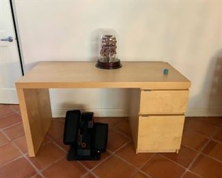 HALF OFF!  $50.00 NOW, WAS $100.00.................Desk
“Jonas” by IKEA Purchased for our son when he started Med School in Chicago in 2007
55”L x 25.5”W x 28”3/4”H