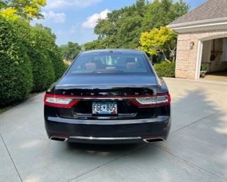 2017 Lincoln Continental Reserve Luxury Sedan, 12,000 Miles, Exterior: Black Velvet, Interior: Terra/Ebony Luxury Leather, 2.7L GTDI V6 Engine, 4 Wheel Drive, Power Sunroof, Moonroof, Heated/Cooling/Massage Feature on Front Seats, Back Seats fold forward, Rear View Camera, Rear Window Power Sunshade, 360 Sensor and Foot Activated Trunk, Winter and Summer Floor Mats. 