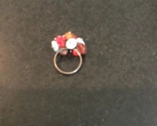 Costume Jewelry Bead Ring