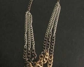 Costume Jewelry Muti Chain Necklace